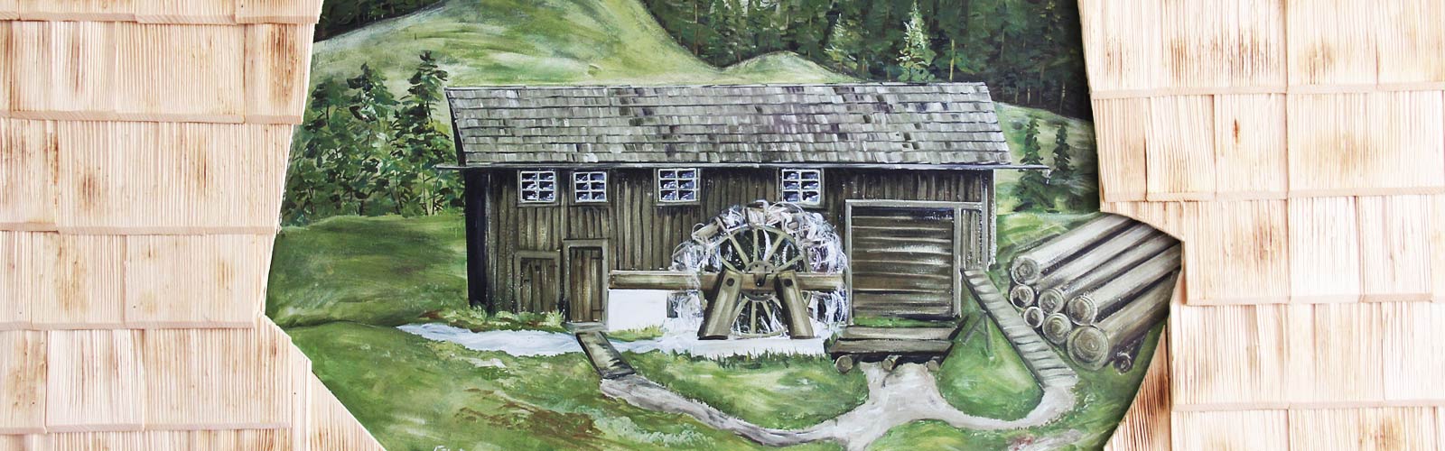 Ansicht von der Mühle